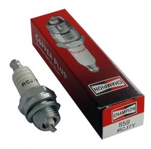 SPARK PLUG CHAMPION RCJ7Y WITH RESISTOR SAWS BRUSHCUTTERS LARGE THREAD