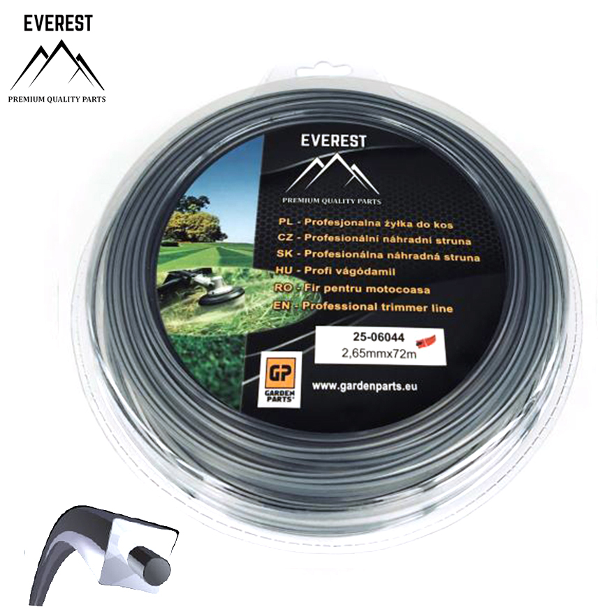 TRIMMER LINE DUAL POWER LINE 2.65mm 72M EVEREST