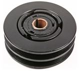 CENTRIFUGAL CLUTCH COMPACTOR SHAFT 25mm 2 BELTS 17mm