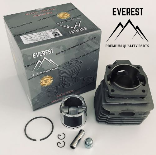 CYLINDER COMPLETE HUSQVARNA 50, 51, 55 EVEREST NIKASIL