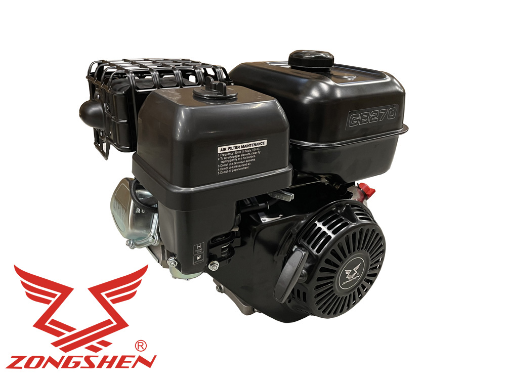ENGINE ZONGSHEN GB270 272cc 9.0 HORIZONTAL SHAFT