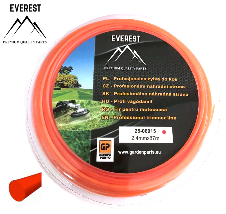 ROUND TRIMMER LINE 2.4mm 87M EVEREST