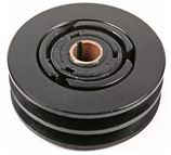 CENTRIFUGAL CLUTCH COMPACTOR SHAFT 25mm 2 BELTS 17mm