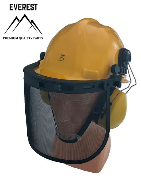 SAFETY HELMET WITH EAR PROTECTORS EVEREST