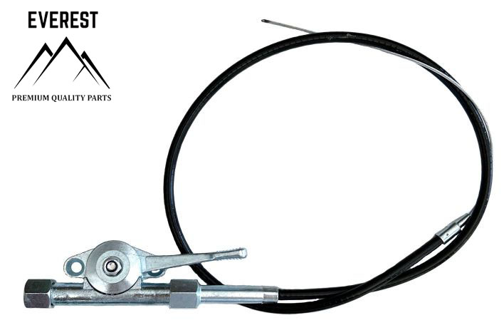 UNIVERSAL THROTTLE CABLE WITH LEVER CONSTRUCTION EQUIPMENT 1100mm EVEREST