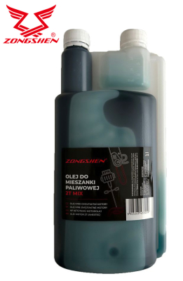 ZONGSHEN OIL FOR 2T MIX 1L WITH DISPENSER GREEN