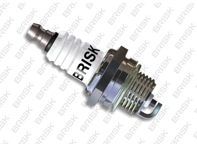 SPARK PLUG BRISK PR15Y WITH RESISTOR CHAINSAWS BRUSHCUTTERS LARGE THREAD