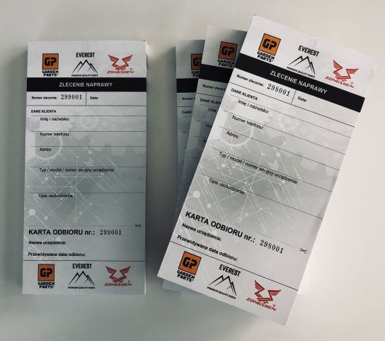 SERVICE REPAIR CARD PL 100pcs