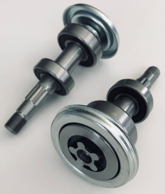 MANDREL SHAFT 16-05021 HUSQVARNA 5-POINTED STAR LOW RIGHT TRACTORS WITH GRASS BOX 135mm