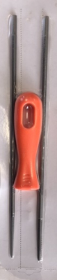 SET OF 2 FILES 4.0mm WITH HANDLE
