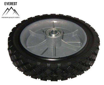 UNIVERSAL WHEEL 150mm PLASTIC BEARING RUBBER TIRE EVEREST
