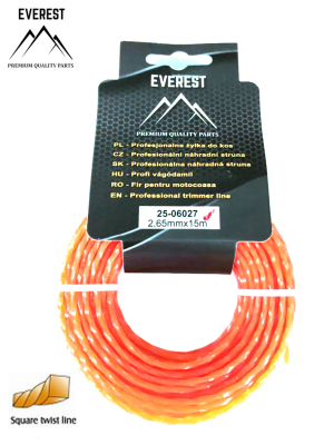 TWIST CUTTING LINE 2.65mm 15M EVEREST