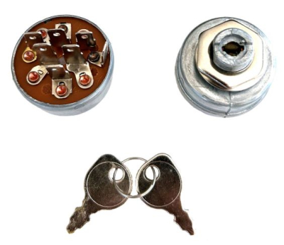 IGNITION SWITCH UNIVERSAL 4 POSITION 7 TERMINALS