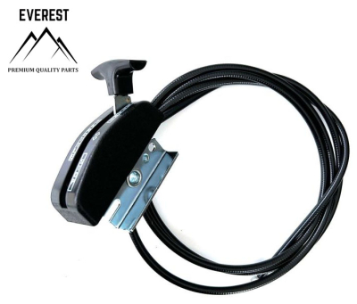 THROTTLE CABLE WITH LEVER UNIVERSAL METAL 1850mmx1780mm EVEREST