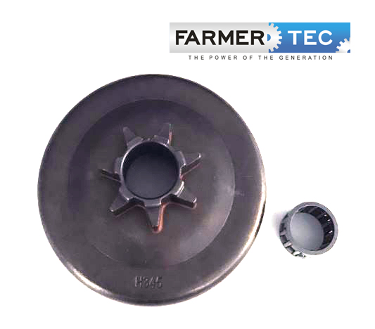 CLUTCH DRUM .325 7T HUSQVARNA 340, 345, 346, 350, 351, 353, 359 FARMERTEC